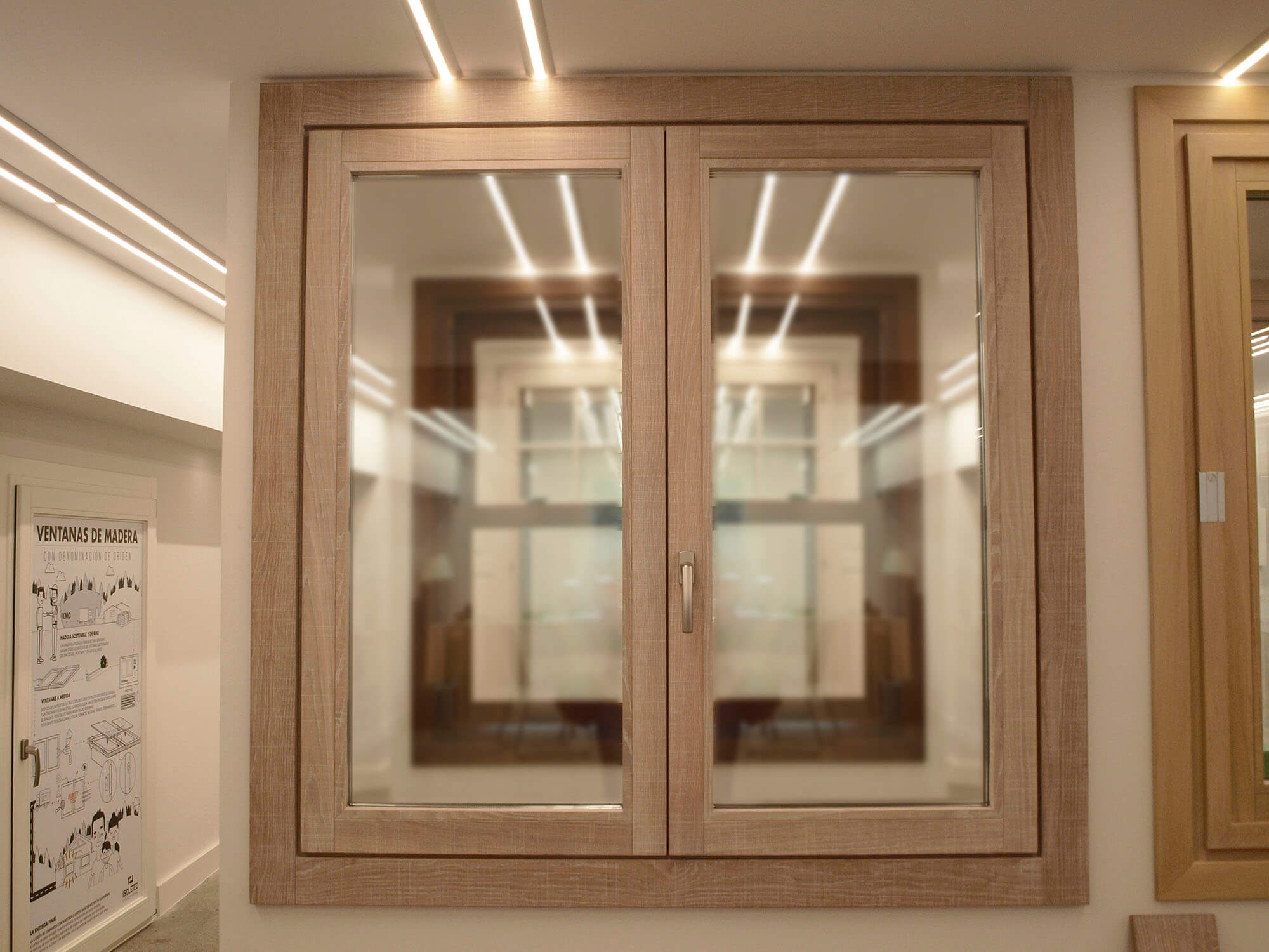 Iscletec ventanas de madera Showroom